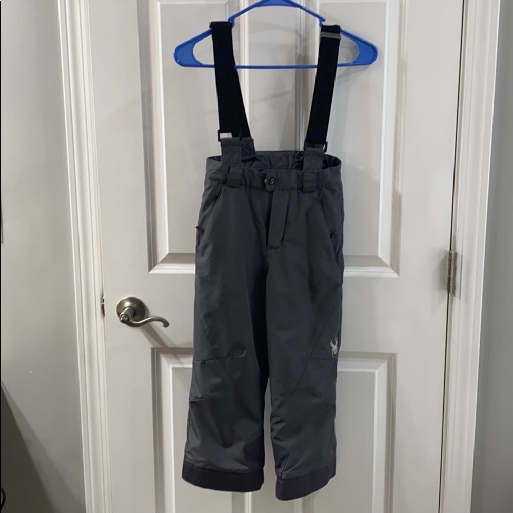 Kids Size 6 Spyder Snow Bibs